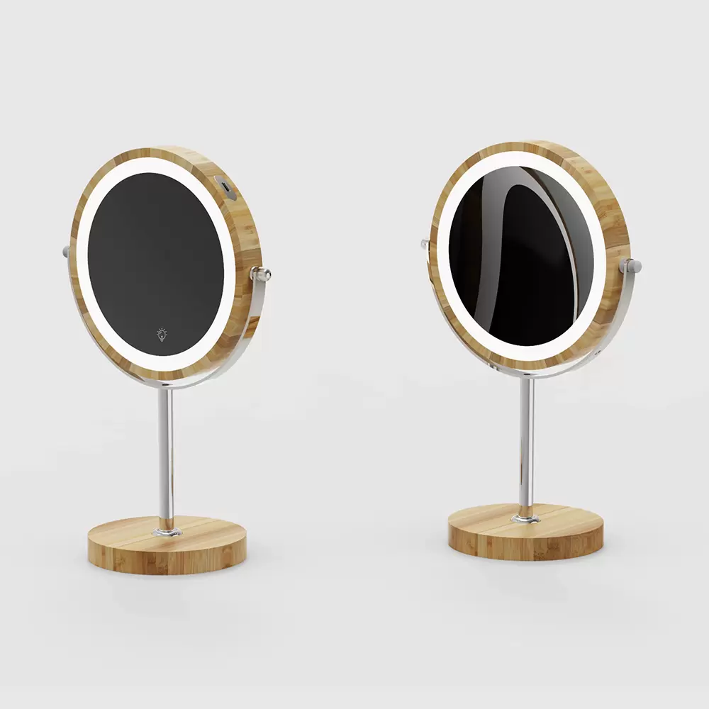 Natural Fashion: Bamboo Makeup Mirrors Lead the New Trend of Beauty Makeup