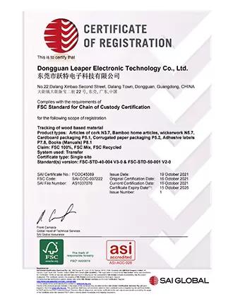 FSC Certificate