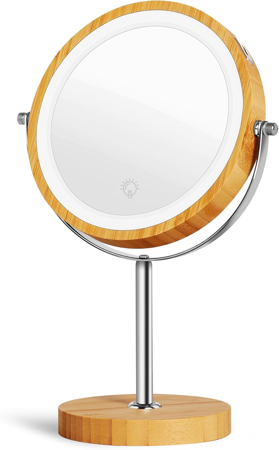 Natural Bamboo Makeup Mirror